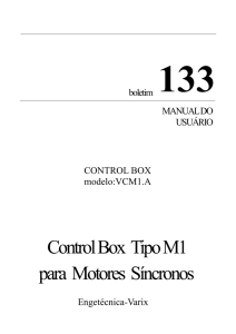 Control Box Tipo M1 para Motores Síncronos