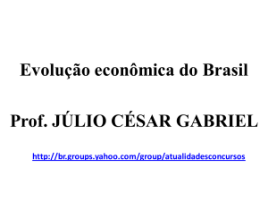 Evolução econômica do Brasil