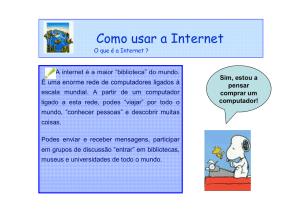 CI Como usar a Internet - Agrupamento de Escolas Ruy Belo