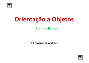 Orientação a Objetos - Gil Eduardo de Andrade