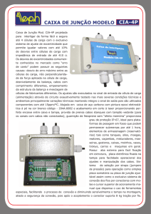 caixa de junção modelo cia-4p - Aeph do Brasil Indústria e Comércio