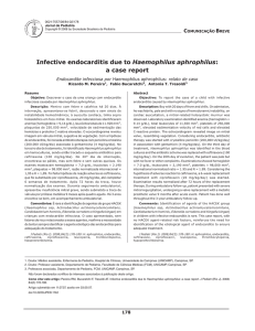 Infective endocarditis due to Haemophilus aphrophilus