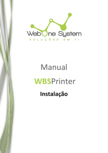 WBSPrint - Web One System