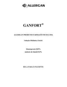 ganfort - Anvisa