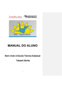 Manual do Aluno - Etec Takashi Morita