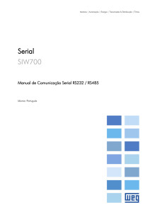 SIW700 - Manual da Serial RS242/RS485