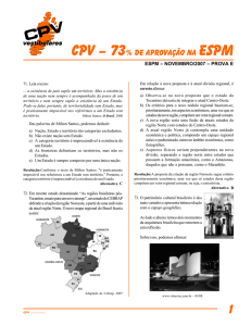 CPV – 73% de aprovação na ESPM