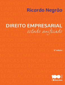 Direito Empresarial – Ricardo Negrão