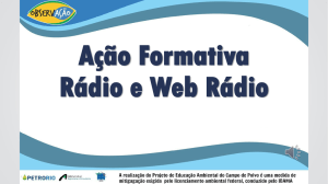 Apresentação rádio e web rádio parte 01