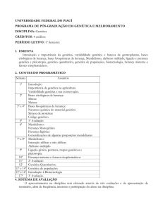 plano de disciplina - Universidade Federal do Piauí