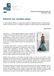 Nefertiti nos vestidos daqui - Agência de Notícias Brasil