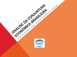 Analise da conjuntura economica brasileira