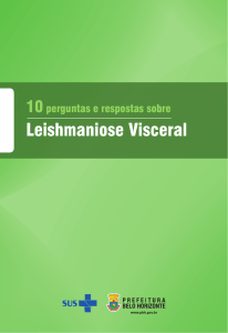Leishmaniose Visceral - Prefeitura Municipal de Belo Horizonte