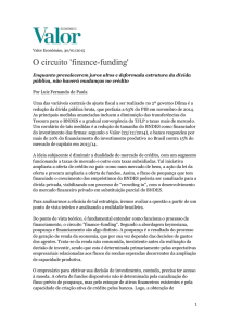 O circuito `finance-funding` - Professor Luiz Fernando de Paula