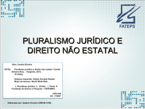 Pluralismo Juridico Direito Estatal 115887