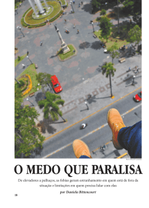 o medo que paralisa - Associação Brasileira de Psiquiatria
