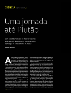Uma jornada até Plutão - Revista Pesquisa Fapesp