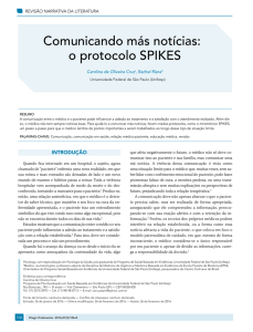 Comunicando más notícias: o protocolo SPIKES