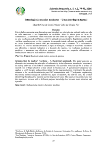 Scientia Amazonia, v. 5, n.2, 77-79, 2016 Introdução às reações