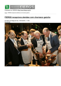 FIERGS recepciona alemães com churrasco gaúcho
