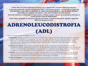 adrenoleucodistrofia (adl)