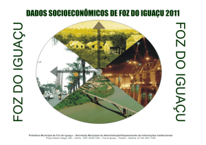 radiografia socioeconômica - Prefeitura Municipal de Foz do Iguaçu