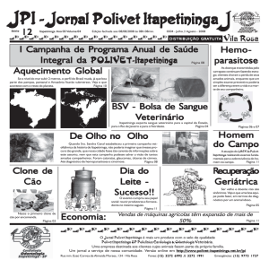 JPI -Jornal Polivet Itapetininga Jornal Polivet Itapetininga Jornal
