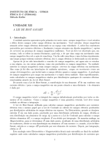 A Lei de Biot-Savart - Instituto de Física