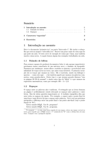 Documento produzido na primeira aula de LaTeX