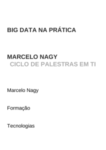 Big Data - Fatec Rio Preto