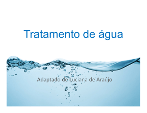Tratamento de água - IFSC Campus Joinville