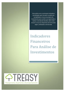 Indicadores Financeiros Para Análise de Investimentos