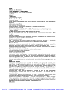 Indux Citrato de clomifeno AcroPDF - A Quality PDF