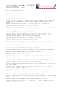 chat com humberto gessinger – 17|03|2005 - Fora do ar