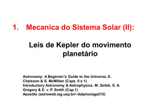 As Leis de Kepler - Astronomia