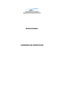 caderno de exercícios - Universidade da Madeira
