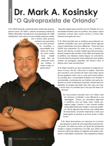 Dr. Mark A. Kosinsky - Chiropractor Orlando, Florida Dr. Mark Ashley