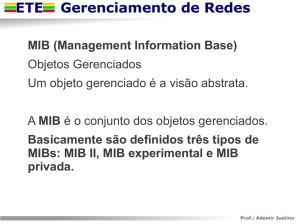 MIB (Management Information Base) Objetos