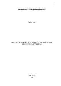 direito e educação: políticas públicas no sistema educacional