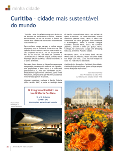 Curitiba – cidade mais sustentável do mundo