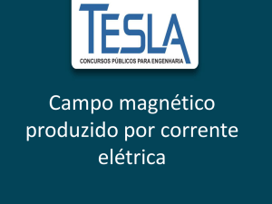 Campo magnético produzido por corrente elétrica