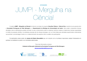 JUMP! - Mergulha na Ciência! - Sociedade Portuguesa de Vida