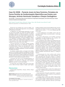 Correlação Anatomo-clínica - Arquivos Brasileiros de Cardiologia