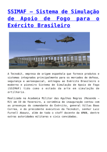 Sistema de Simulação de Apoio de Fogo para o Exército Brasileiro