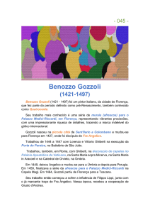 Benozzo Gozzoli - Pitoresco - A Arte dos Grandes Mestres