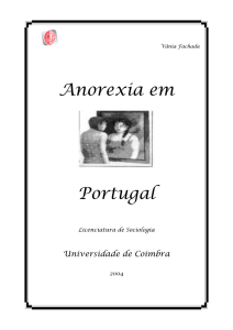 Anorexia em Portugal - Universidade de Coimbra