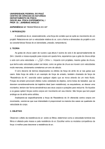 Resistência do ar - Universidade Federal do Piauí