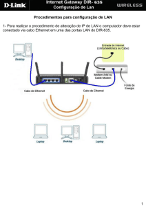 Alterar IP de LAN - D-Link