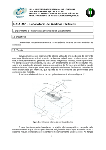 AULA #7 – Laboratório de Medidas Elétricas