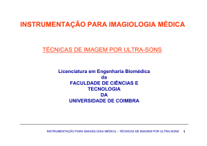 Ultra-sons - Departamento de Física da Universidade de Coimbra